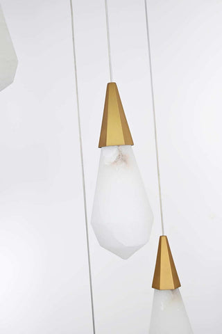 Amora LED Pendant in Satin Gold