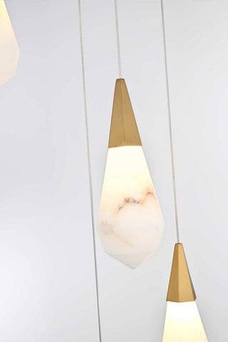 Amora LED Pendant in Satin Gold