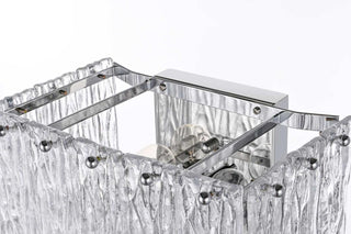 Georgina Three Light Wall Sconce in Chrome