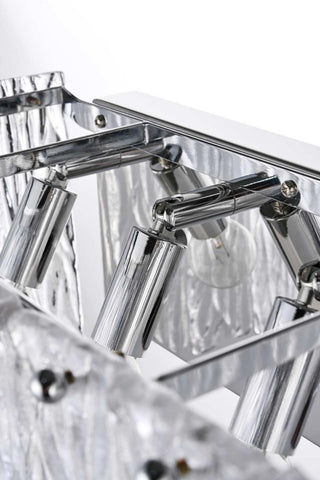 Georgina Four Light Wall Sconce in Chrome