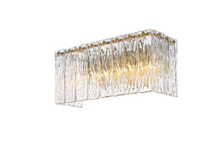 Georgina Four Light Wall Sconce in Satin Gold