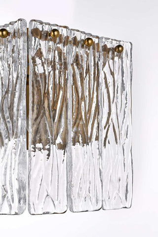 Georgina Four Light Wall Sconce in Satin Gold