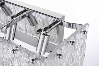 Georgina Five Light Wall Sconce in Chrome