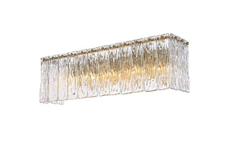 Georgina Five Light Wall Sconce in Satin Gold