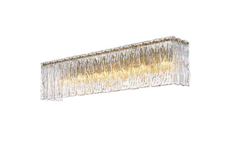 Georgina Six Light Wall Sconce in Satin Gold