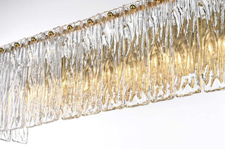 Georgina Six Light Wall Sconce in Satin Gold