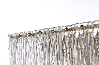 Georgina Six Light Wall Sconce in Satin Gold