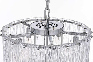 Georgina Six Light Chandelier in Chrome