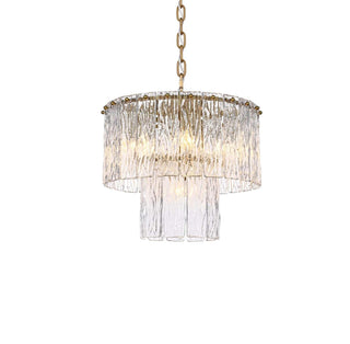 Georgina Six Light Chandelier in Satin Gold