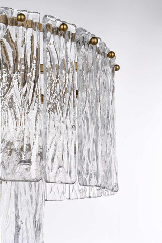 Georgina Six Light Chandelier in Satin Gold