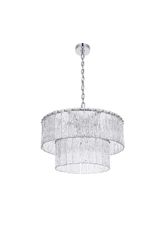 Georgina 12 Light Chandelier in Chrome