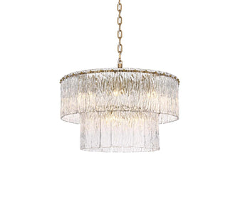 Georgina 12 Light Chandelier in Satin Gold