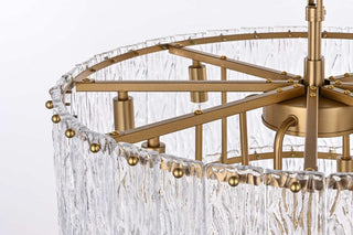 Georgina 12 Light Chandelier in Satin Gold