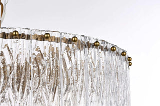 Georgina 12 Light Chandelier in Satin Gold