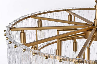 Georgina 18 Light Chandelier in Satin Gold
