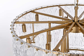 Georgina 22 Light Chandelier in Satin Gold