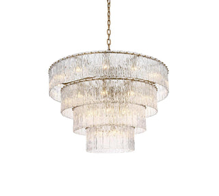 Georgina 34 Light Chandelier in Satin Gold