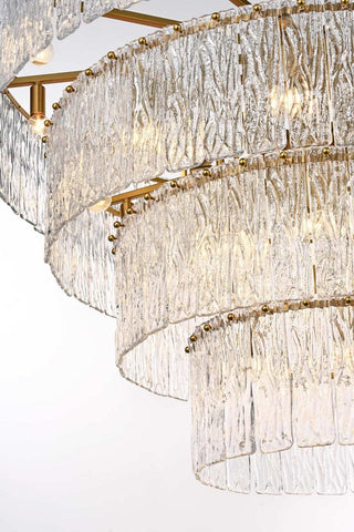Georgina 34 Light Chandelier in Satin Gold