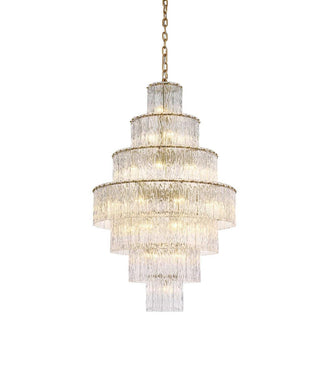 Georgina 37 Light Chandelier in Satin Gold
