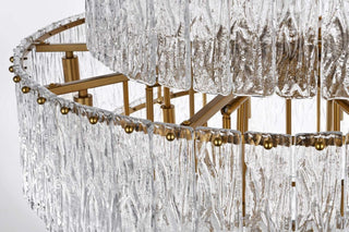 Georgina 37 Light Chandelier in Satin Gold