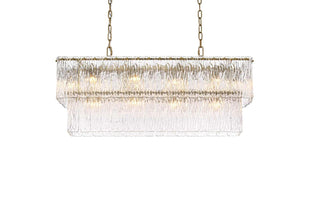 Georgina 14 Light Chandelier in Satin Gold