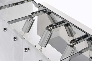 Georgina Four Light Wall Sconce in Chrome