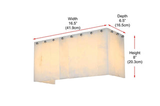 Georgina Four Light Wall Sconce in Chrome