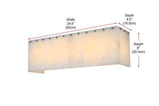 Georgina Five Light Wall Sconce in Chrome