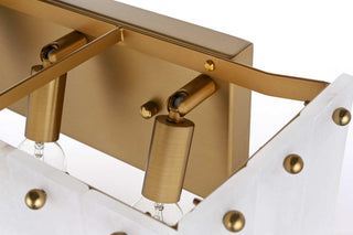 Georgina Five Light Wall Sconce in Satin Gold