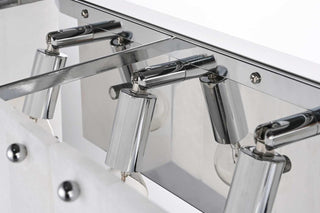 Georgina Six Light Wall Sconce in Chrome