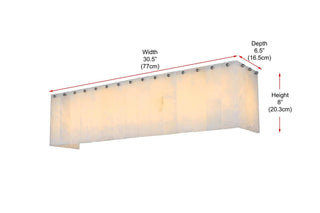 Georgina Six Light Wall Sconce in Chrome