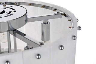 Georgina Six Light Chandelier in Chrome