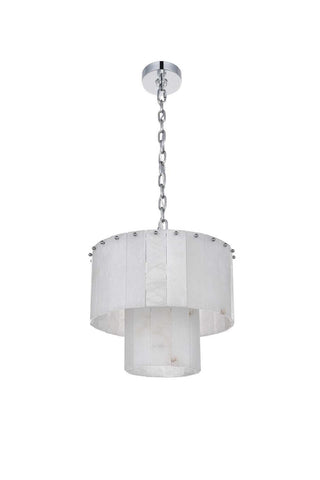 Georgina Six Light Chandelier in Chrome