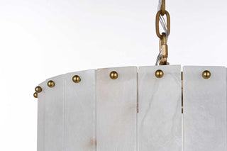 Georgina Six Light Chandelier in Satin Gold