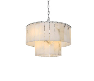 Georgina Nine Light Chandelier in Chrome