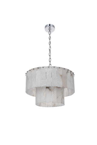 Georgina Nine Light Chandelier in Chrome