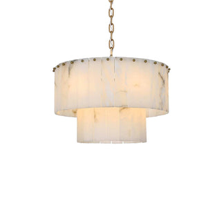 Georgina Nine Light Chandelier in Satin Gold