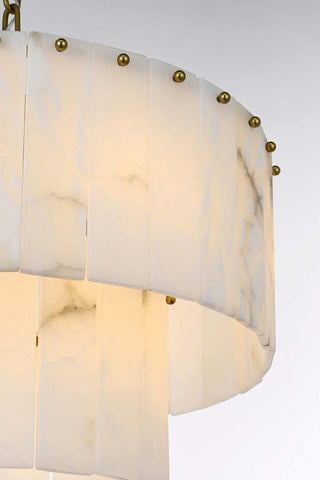 Georgina Nine Light Chandelier in Satin Gold
