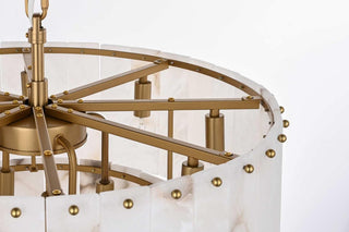 Georgina 12 Light Chandelier in Satin Gold