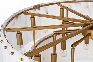 Georgina 18 Light Chandelier in Satin Gold