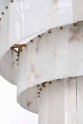 Georgina 34 Light Chandelier in Satin Gold