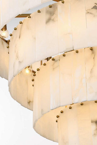 Georgina 34 Light Chandelier in Satin Gold