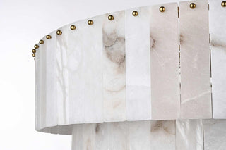 Georgina 34 Light Chandelier in Satin Gold