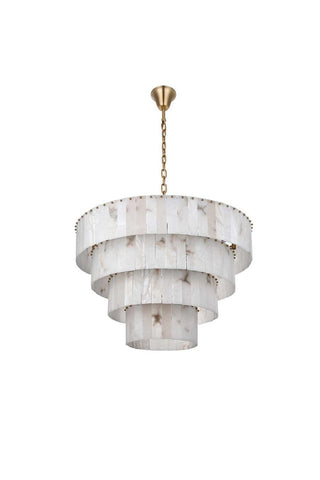 Georgina 34 Light Chandelier in Satin Gold