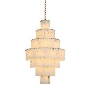Georgina 37 Light Chandelier in Satin Gold