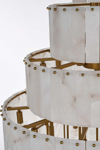 Georgina 37 Light Chandelier in Satin Gold