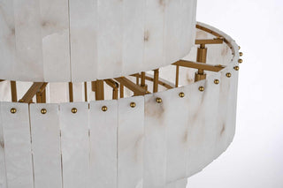 Georgina 37 Light Chandelier in Satin Gold