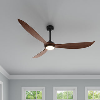Wynleaf 72" Ceiling Fan in Matte Black