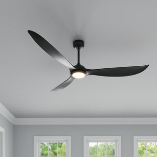 Wynleaf 72" Ceiling Fan in Matte Black