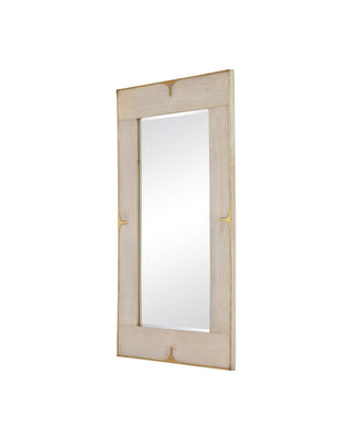Orin Mirror in Marbled Ivory / Brushed Brass